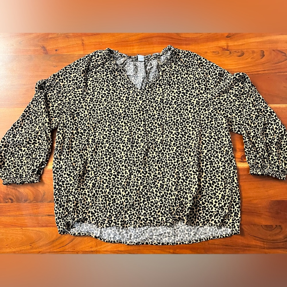 Women’s Leopard Print Blouse